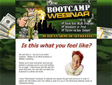 Tablet Screenshot of bootcampwebinar.com